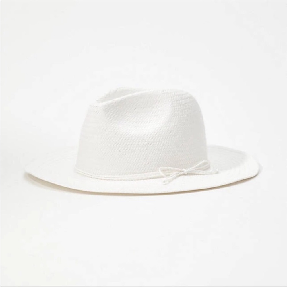 NWT LOFT Women's Straw Fedora